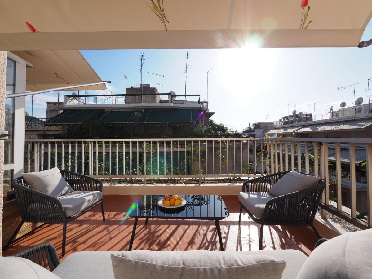 Sophia's Penthouse With Jacuzzi And Acropolis View From Big Terrace Athens